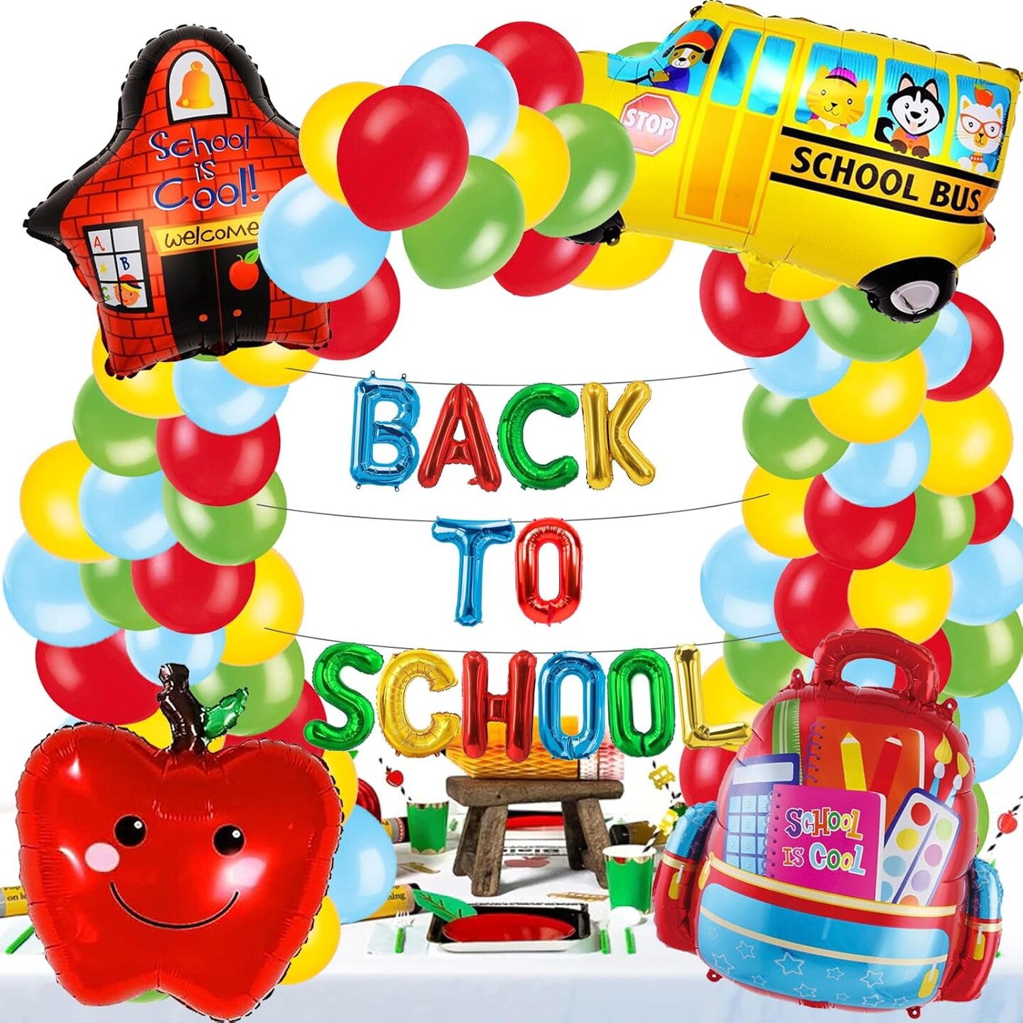 Back To School Balloon Arch Kit Welcome Back to School