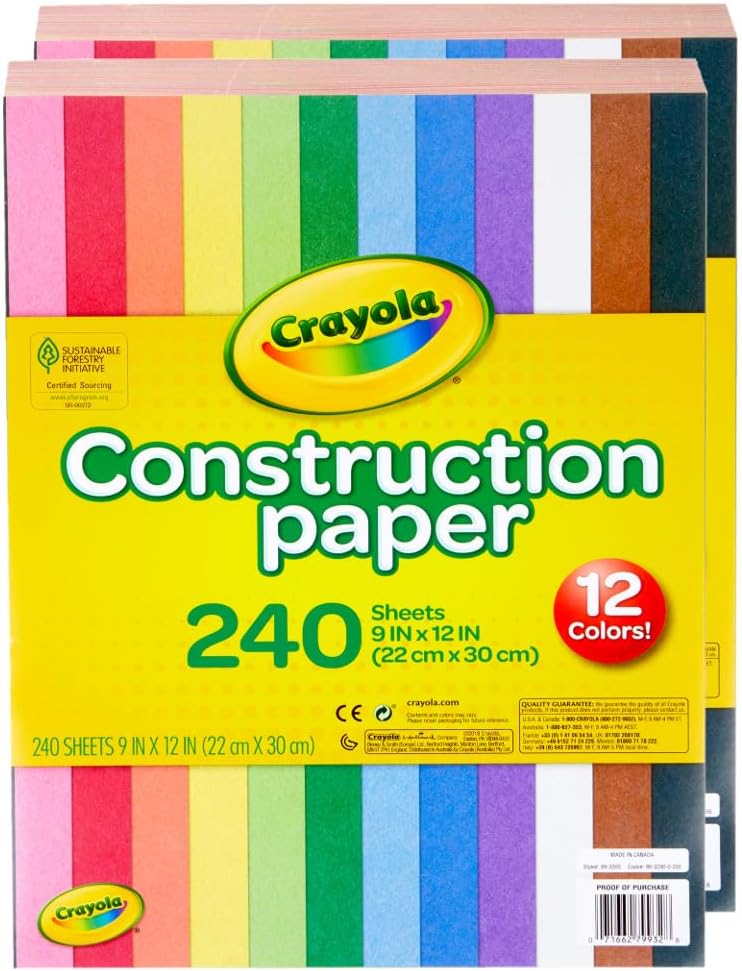 Crayola Construction Paper - 480ct (2pck)