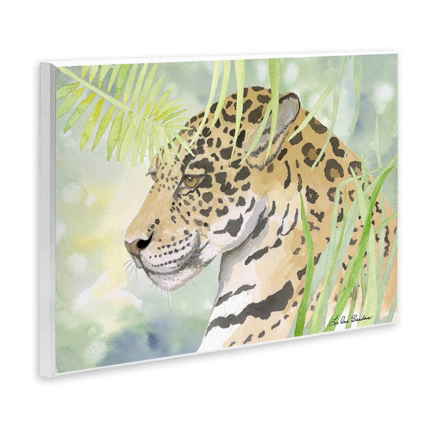 Stupell Industries Leopard In The Jungle Wall Plaque By Lee Ann Sanders