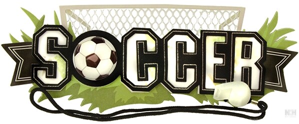 Jolee&#x27;s Boutique Soccer Dimensional Stickers