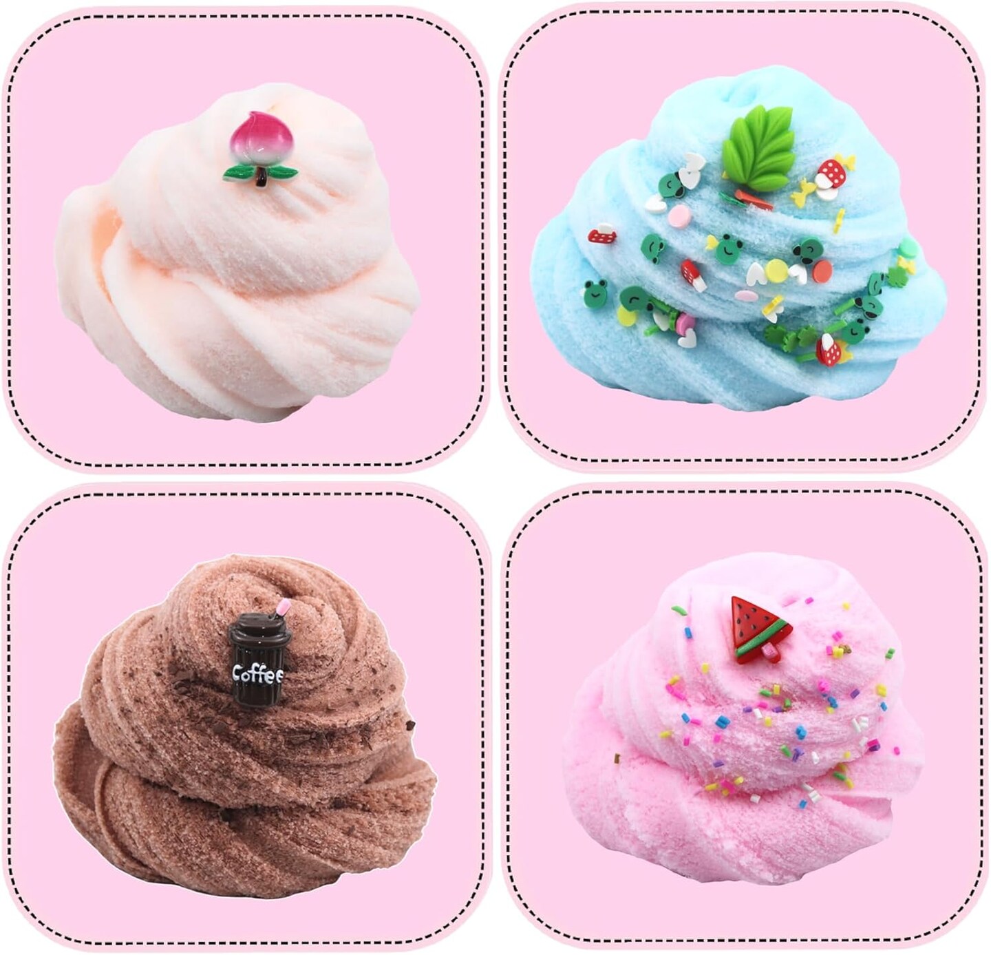 6 Pack Cloud Slime Kit