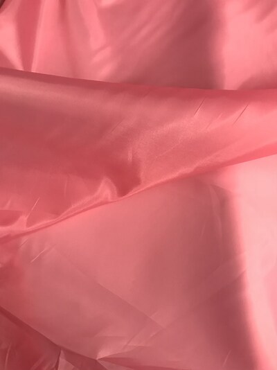 1 Yard Coral Polyester Lining Lightweight Material Fabric 58/59" Wide