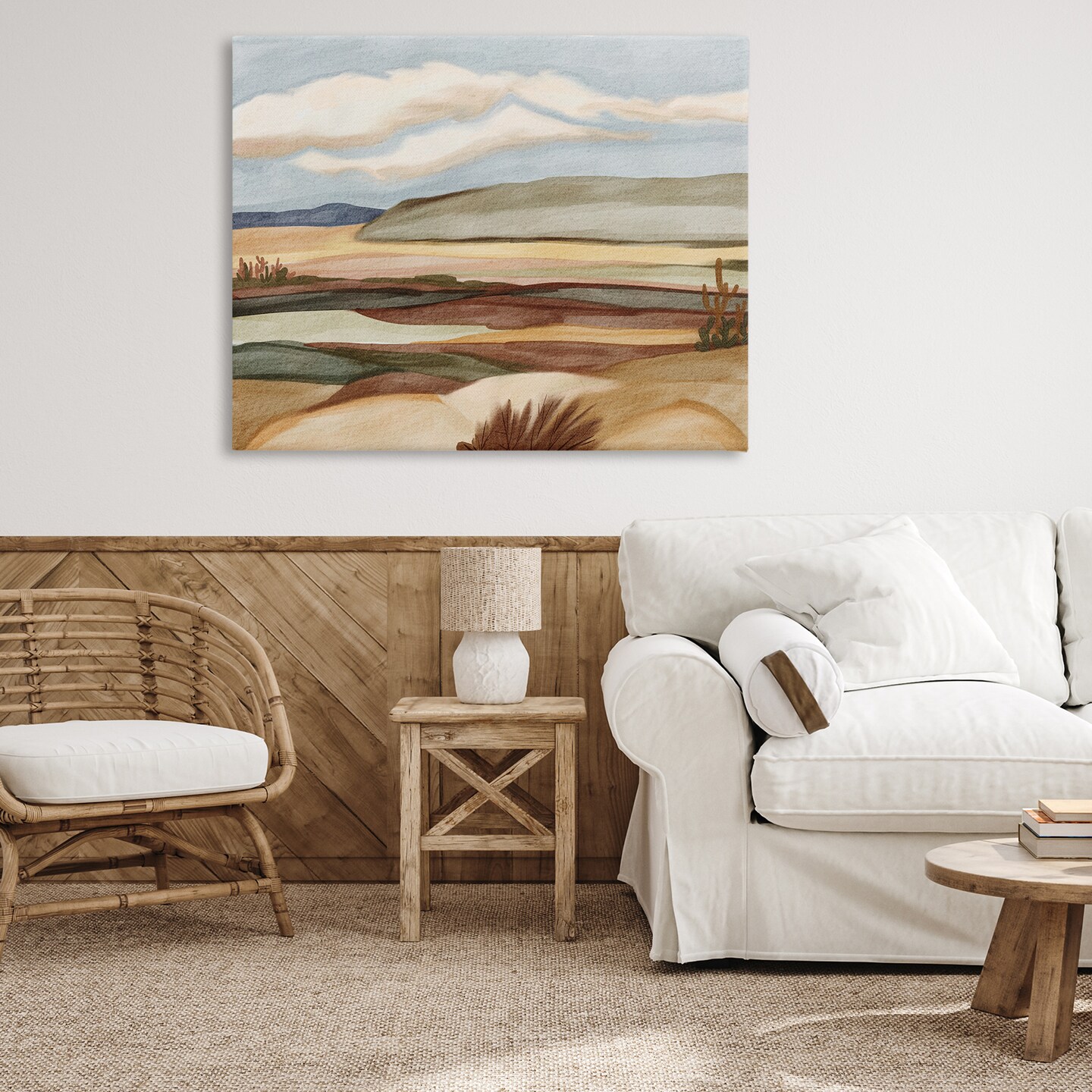 Stupell Industries Traditional Wild Western View Canvas By Nikita Jariwala