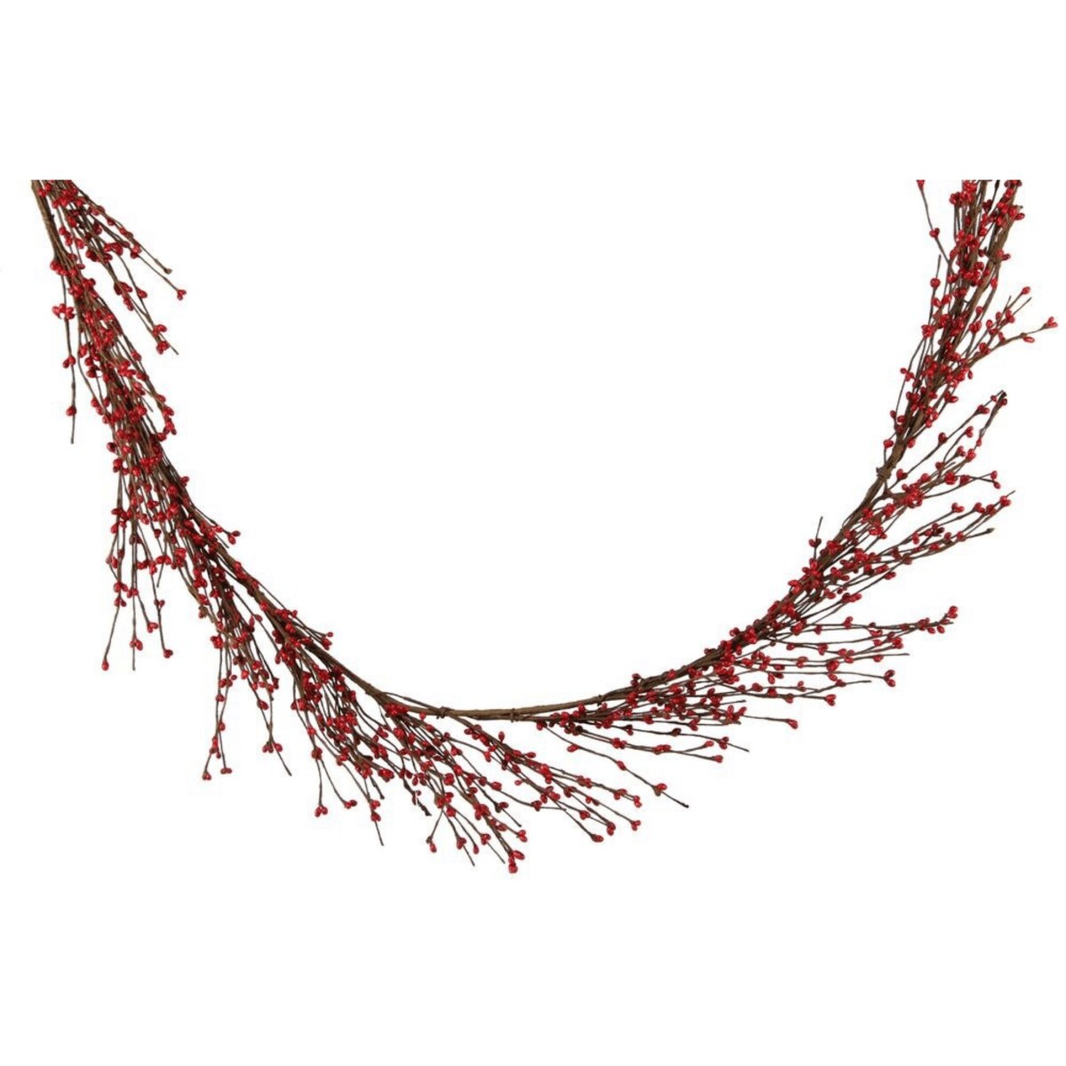 5&#x27; Red Pip Berry Wired Garland