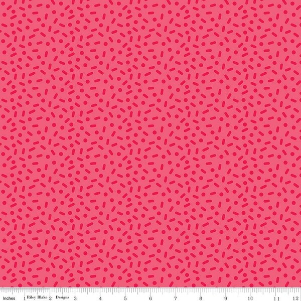 Sprinkles in Red (c16444-red) | Gingerbread Kisses | Doodlebug Designs | Riley Blake