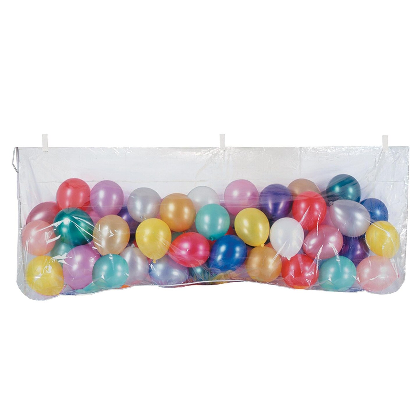 12 Pack Bulk New Year's Eve Plastic Balloon Bag w/ 100 Balloons