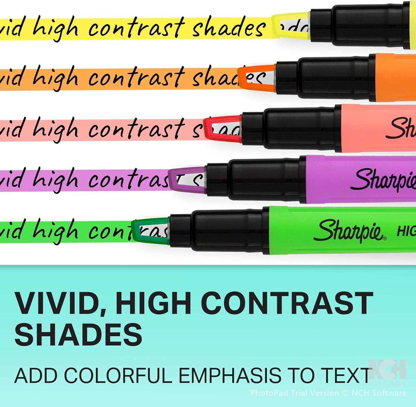 Sharpie Clear View Highlighter Fluorescent Pens