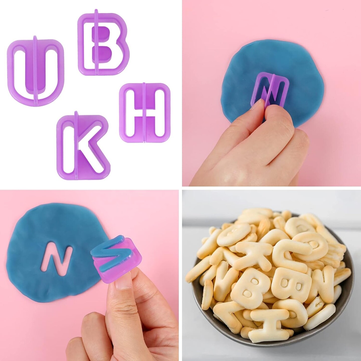 Alphabet, Number &#x26; Symbol Cookie Cutter Set 54 Piece