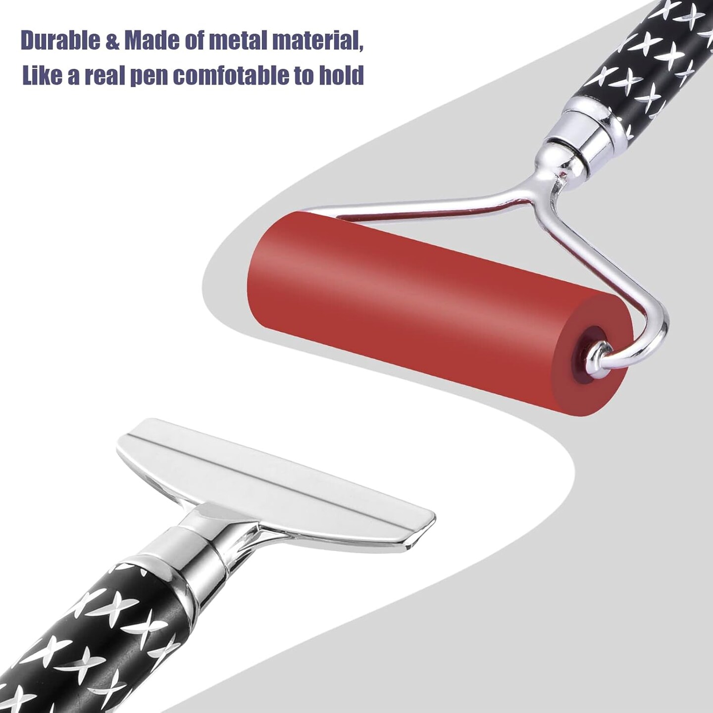 Diamond Art Painting Tools Roller Pressing Pen Metal Correction Plate, 5D Diamond Art Kits for Diamond Drills Craft