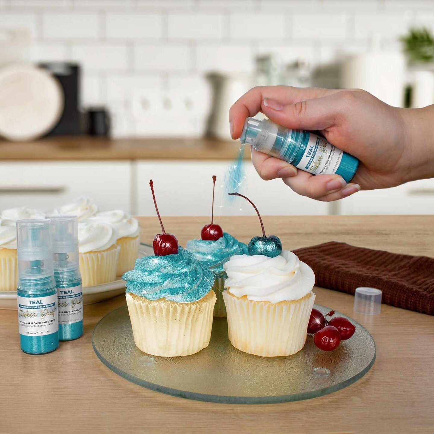 Teal Edible Glitter Spray 25g Pump | Tinker Dust&#xAE;