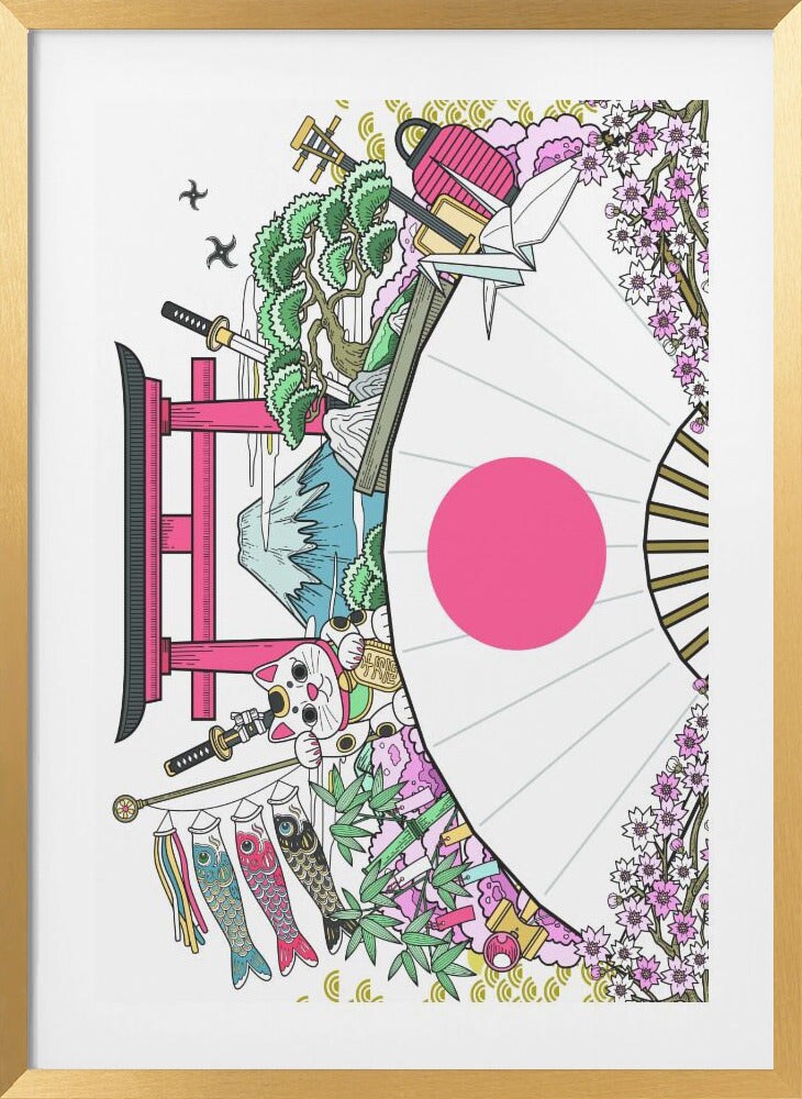 All Japan Has To Offer by jay stanley Framed Art