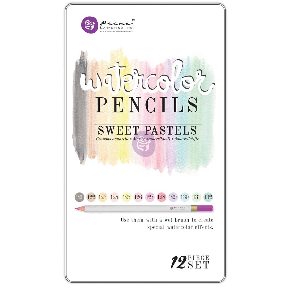 Watercolor Pencils - Sweet Pastels 655350584665