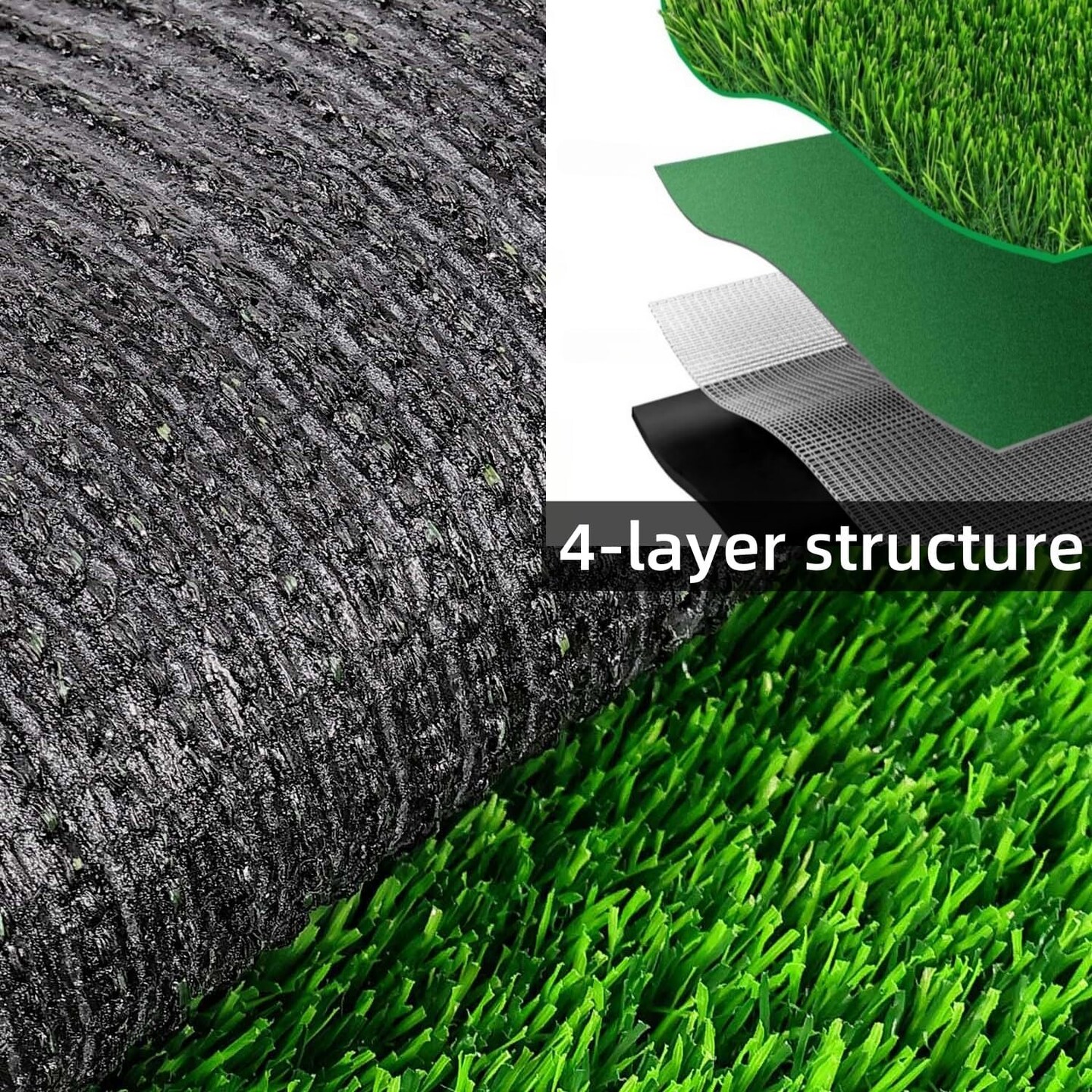Artificial Grass Table Runner Rug 1 ft x 6 ft, Synthetic Fake Grass Turf Mat for Shelf Party Wedding Garden Home Decor, 0.8&#x22; Pile Height