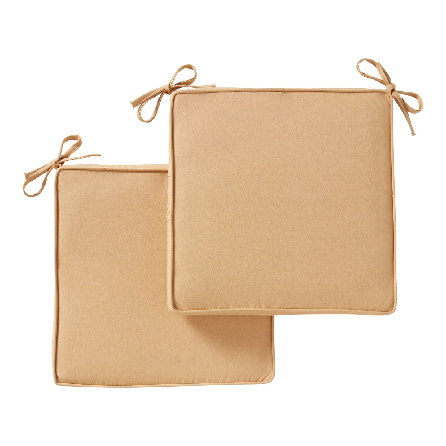 Sunbrella 17 in. Square Outdoor Dining Chair Pad (2-Pack)