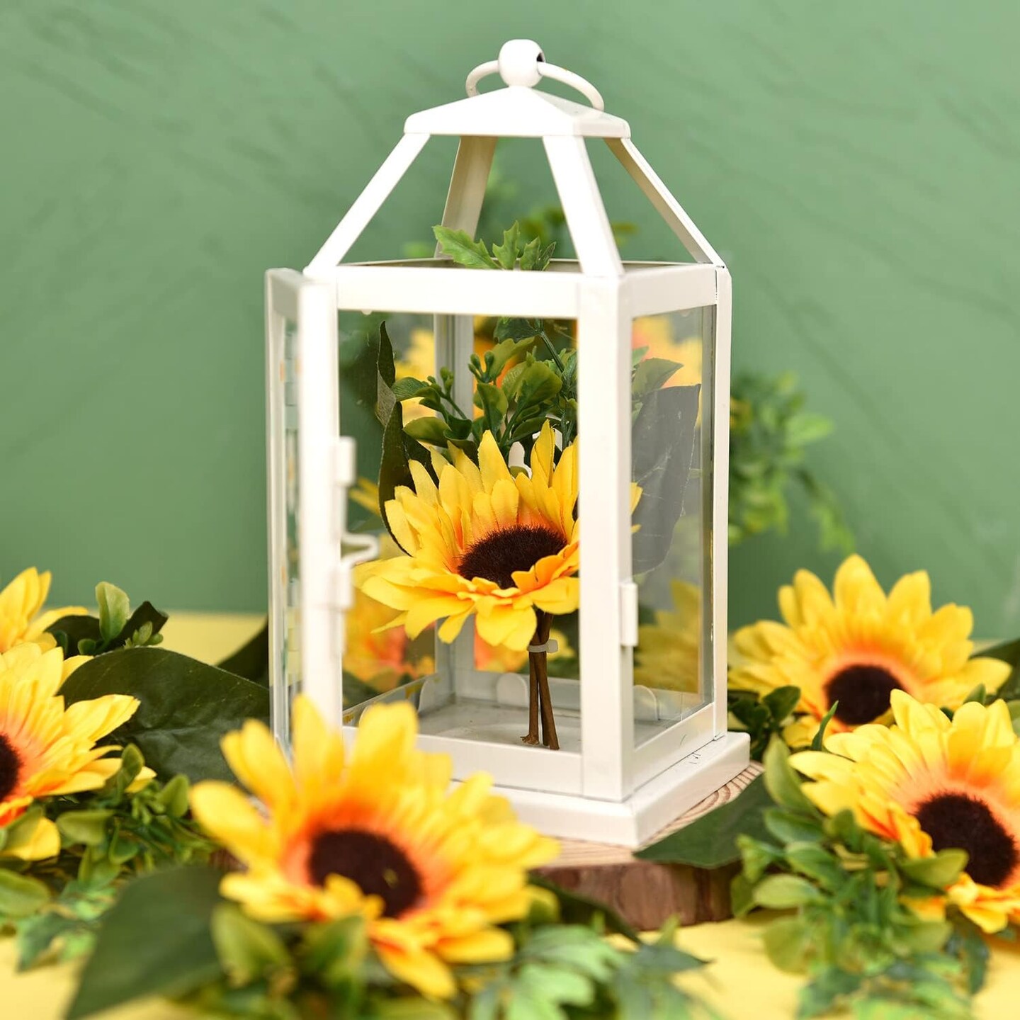 16 Pack Artificial Sunflowers Summer Bouquet