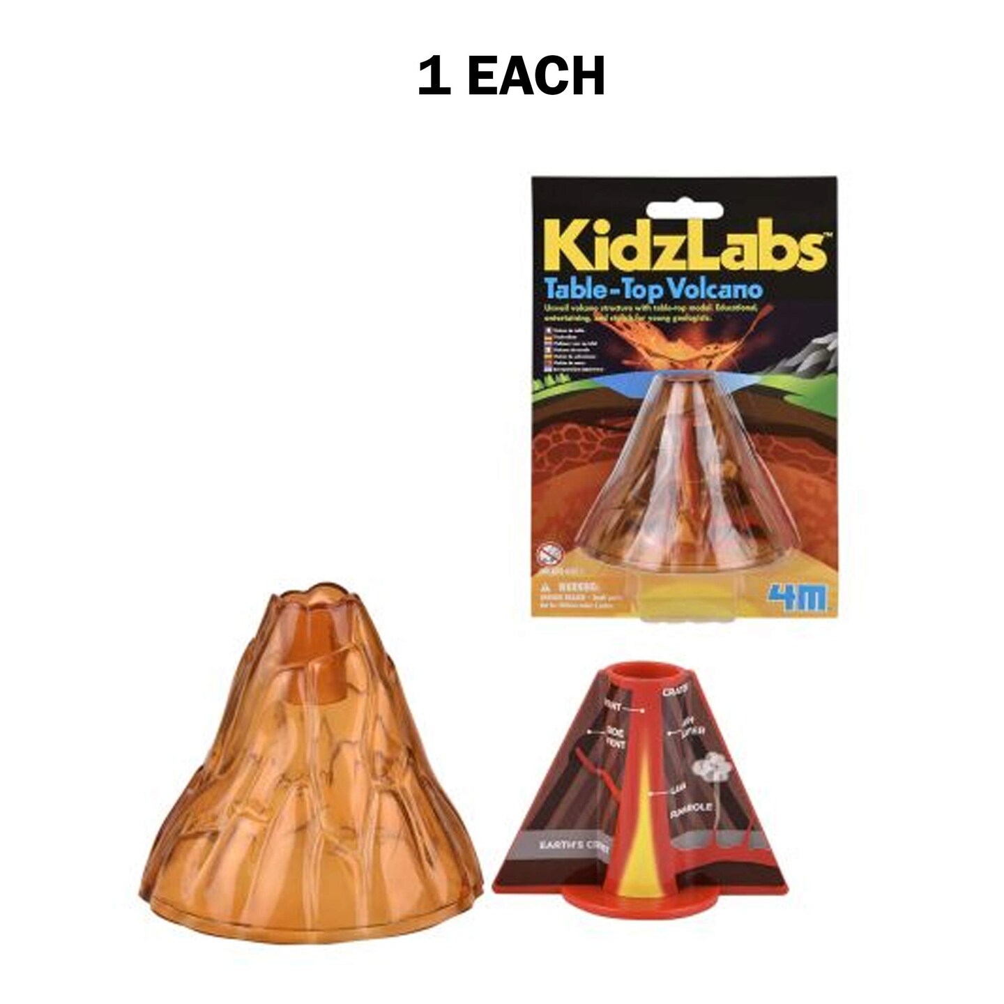 S.T.E.A.M. Table Top Volcano Mini Eruption Science Kit
