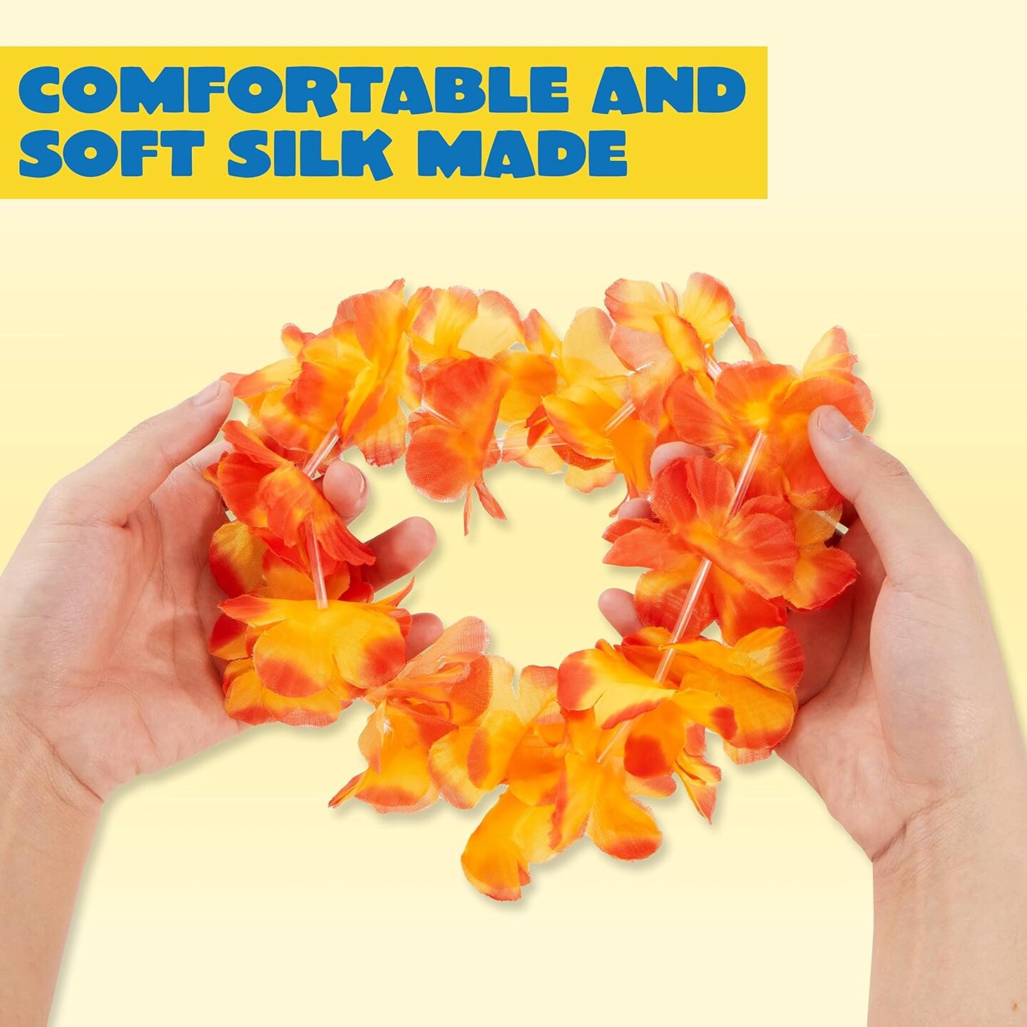 36 Counts Summer Hawaiian Leis Bulk, Tropical Flower Lei Hawaiian Lei Beach Hawaii Luau Party Favors Decoration Birthday Party Supplies(3 Dozen)