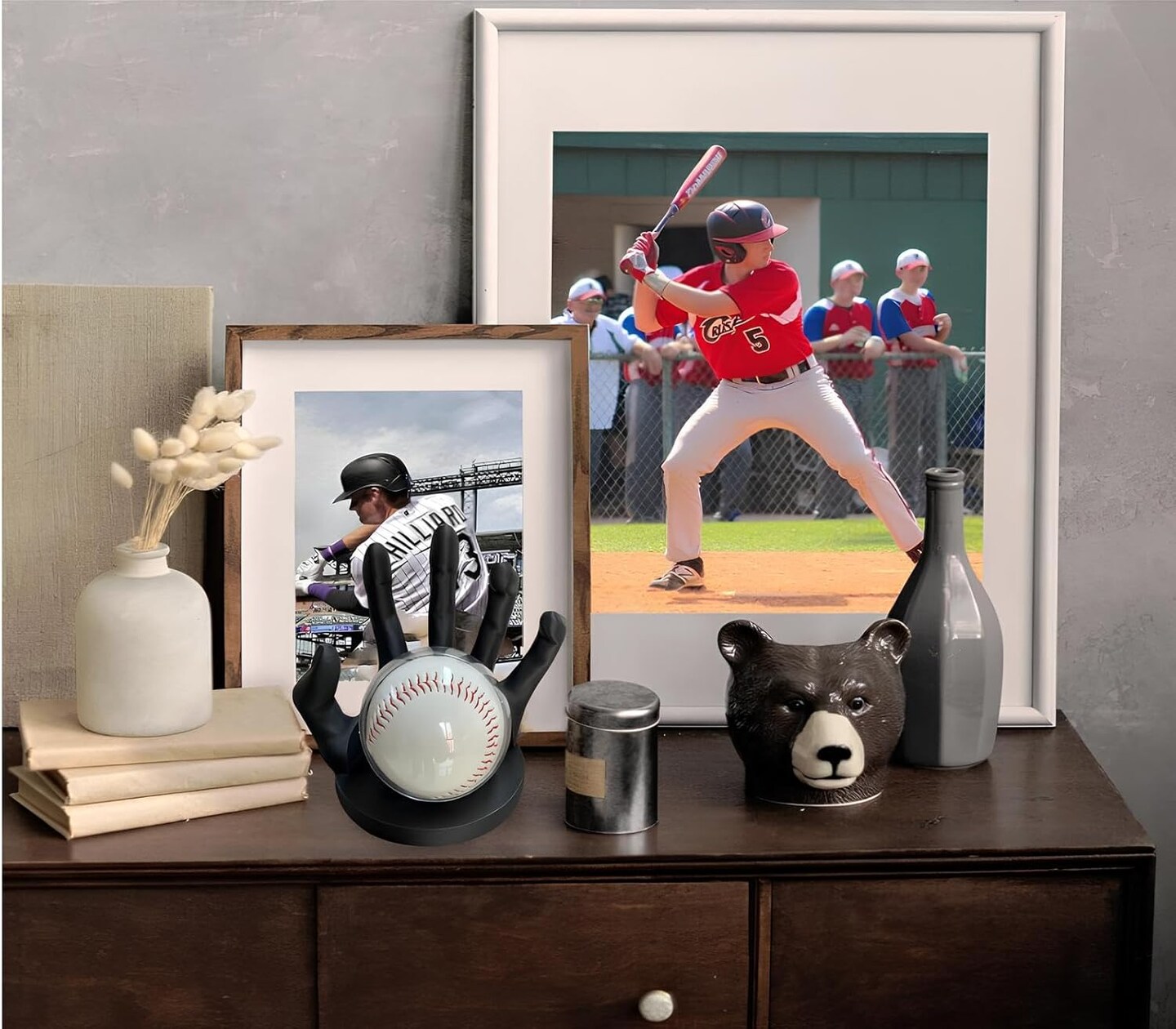 Baseball Holder for Ball, Baseball Stand for Display, Baseball Case Display for Balls, Baseball Display Case for Balls, Baseball Accessories, Baseball Party Decorations