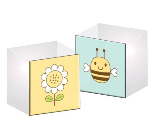 Block Acrylic Rubber Stamps Flower 655350200961