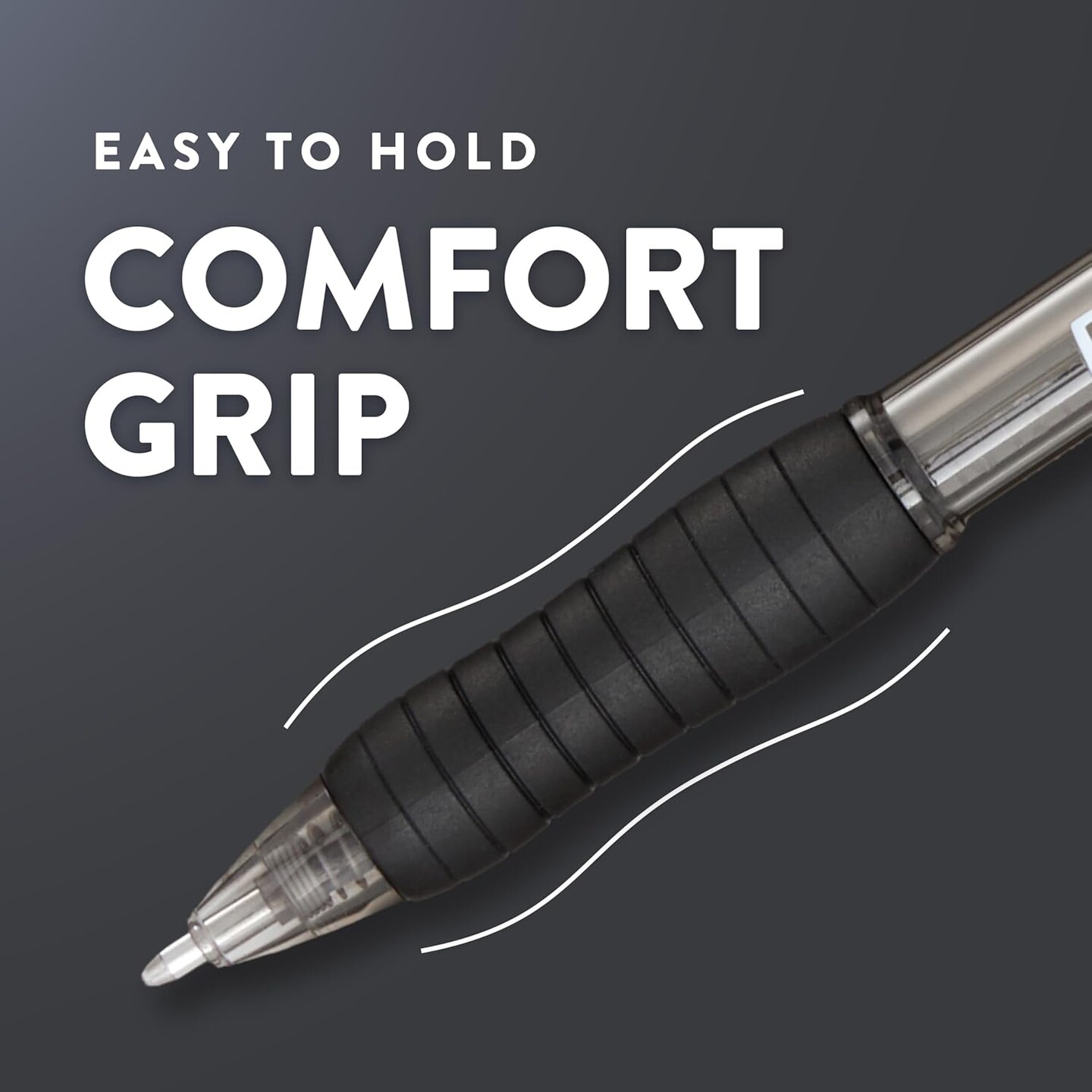 Profile Retractable Ballpoint Pens, Bold (1.4mm), Assorted Colors, 12 Count