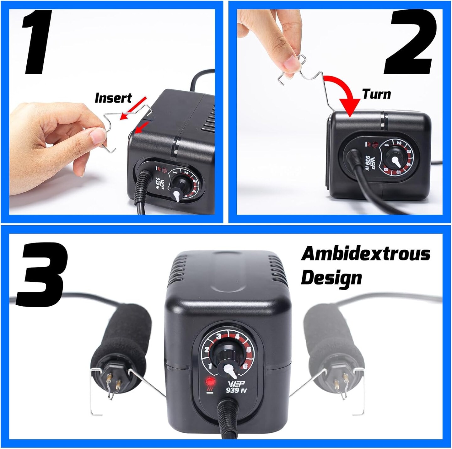 Wood Burning Kit with Quick-Change Woodburning Tool Wire-Nib Tips 250-600&#x2103;/482-1112&#x2109; Adjustable with 5 Wood Burner Tips, Tip Removal Tool, Wood Burning Pen Holder, 2 Wood Pieces