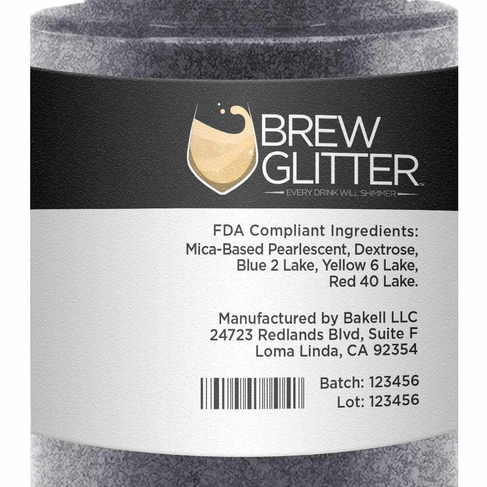 Black Shimmer Edible Glitter Spray Pump | Brew Glitter&#xAE;