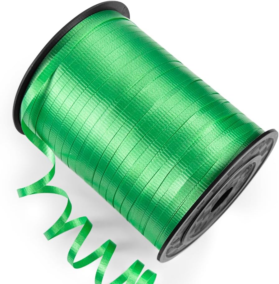 500 Yards Curling Ribbon with Spool, 1/5" Wide Crimped Texture Curling Ribbons
