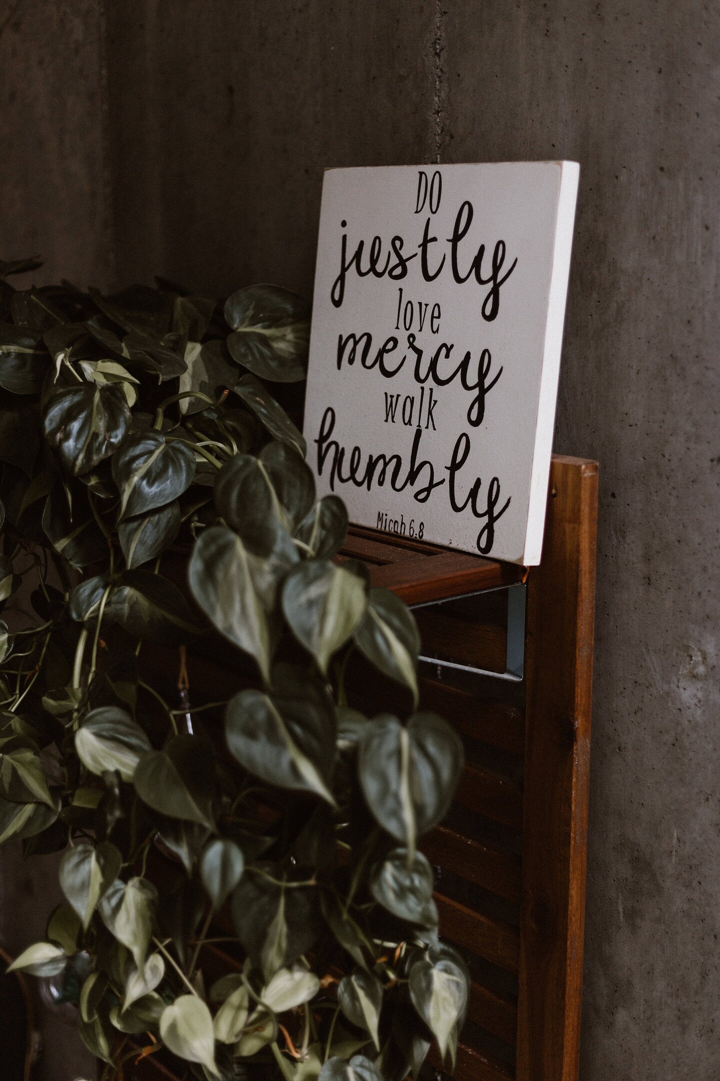 Custom quote print with frame
