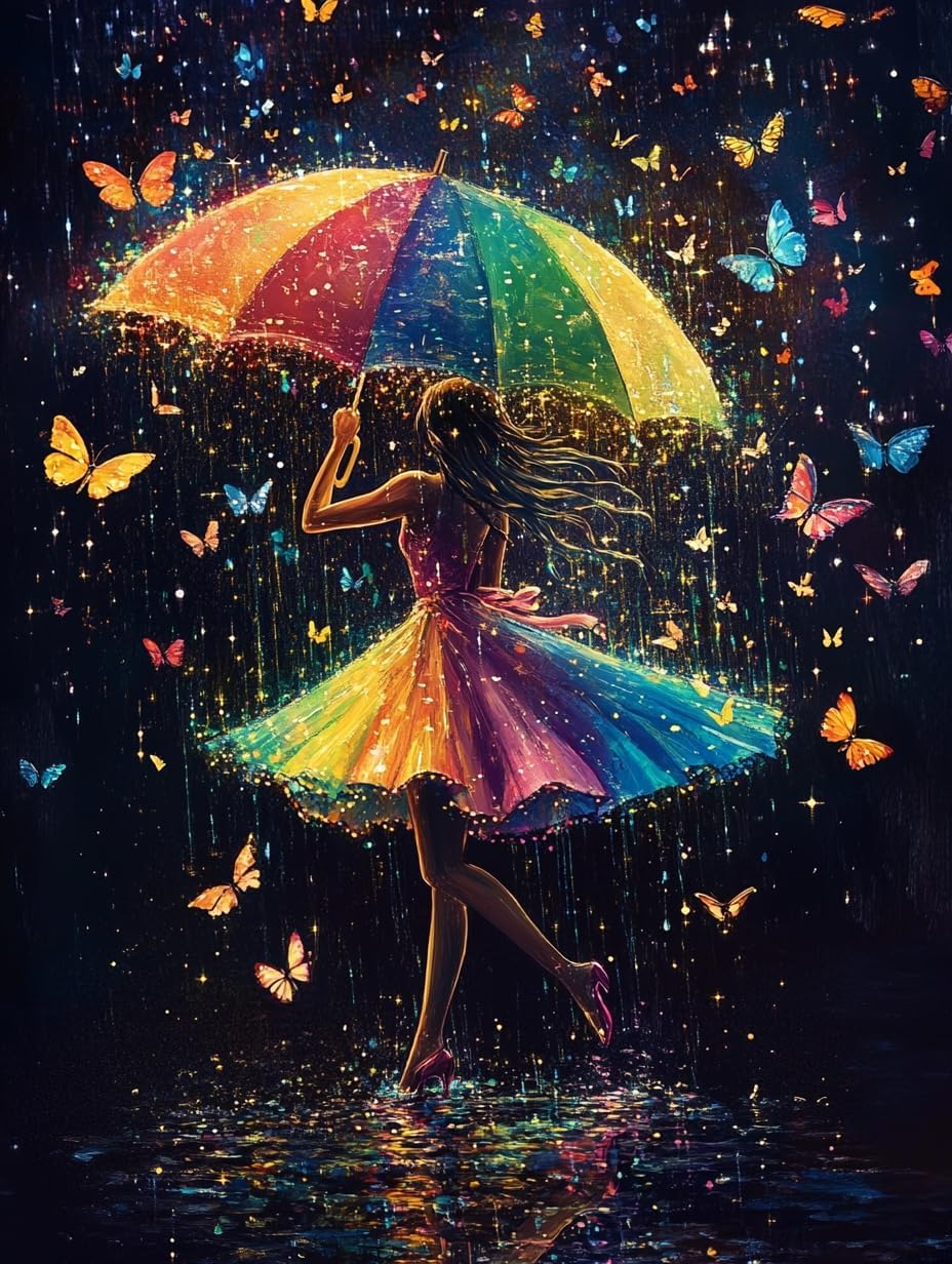 Diamond Art Kits for Adults Full Drill Round Diamond Painting Kits for Beginners Craft Kits for Home Wall Decor Gifts