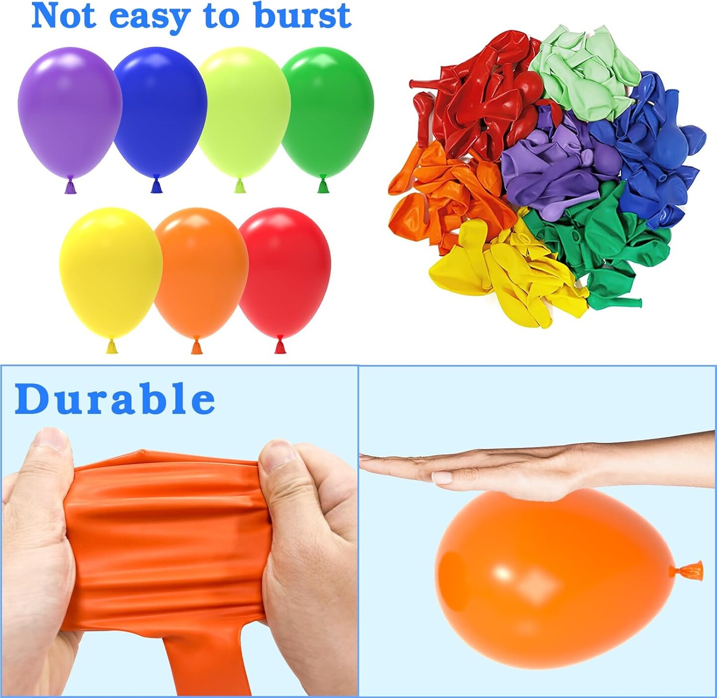 126PCS Rainbow Balloon Arch Kit – 18,12,10,5in Balloons for Parties & Weddings