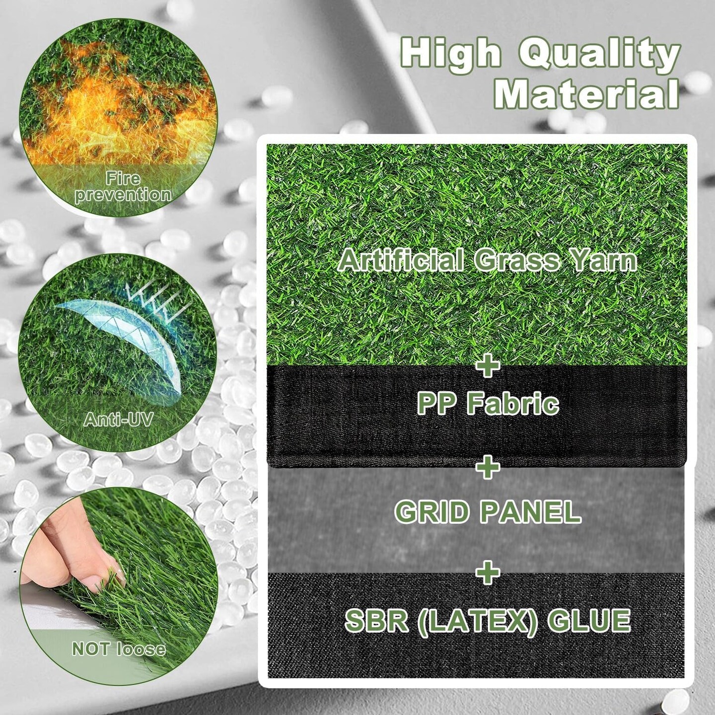 13"x72" Artificial Grass Table Runner – Faux Turf Decor for Parties & Weddings
