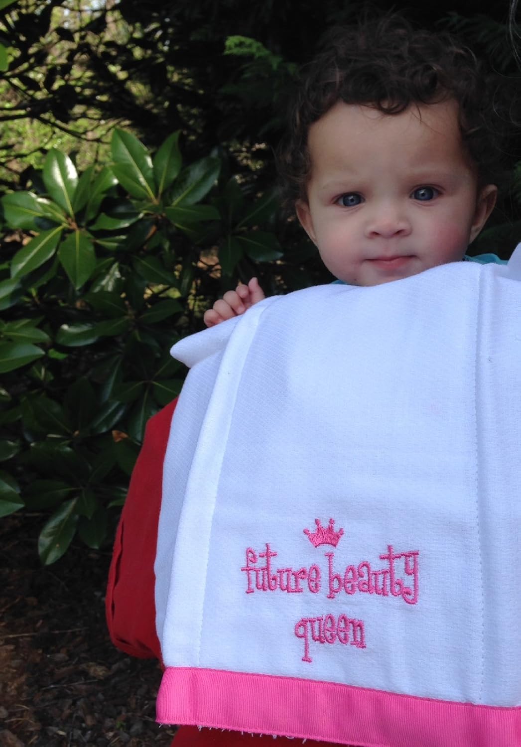 Lil Miss July &#x26; Future Beauty Queen Baby Girl Burping Cloths Gift Set