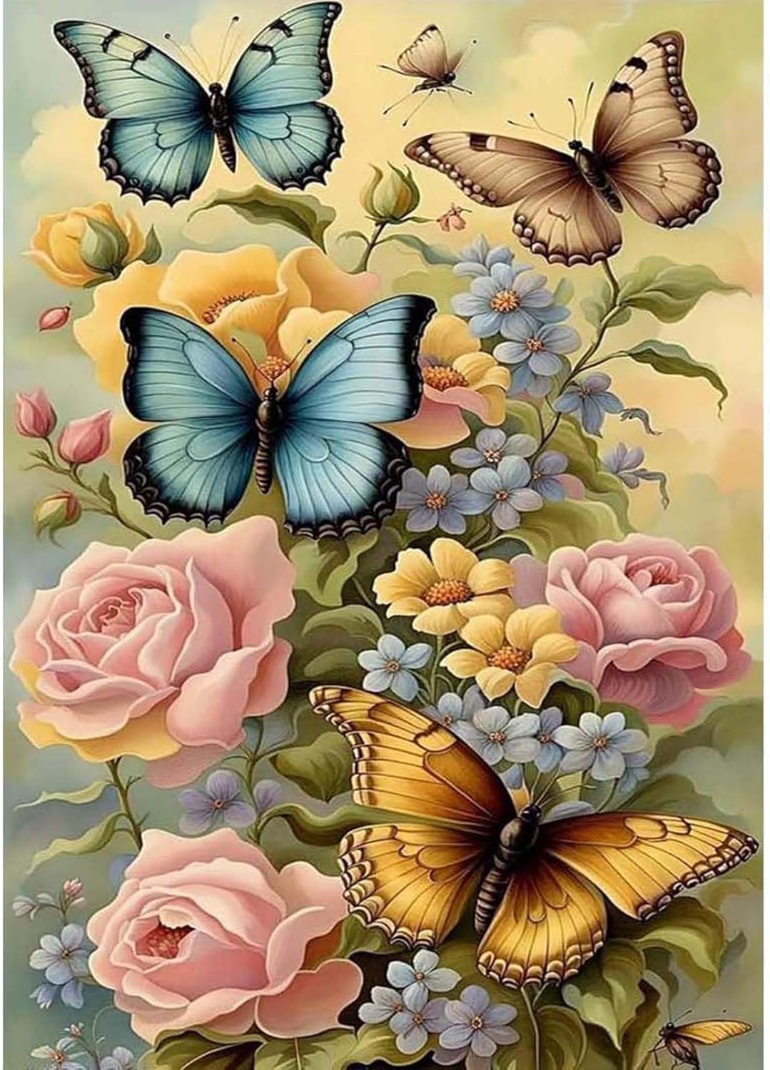 Rose Flower Diamond Art Painting Kits for Adults