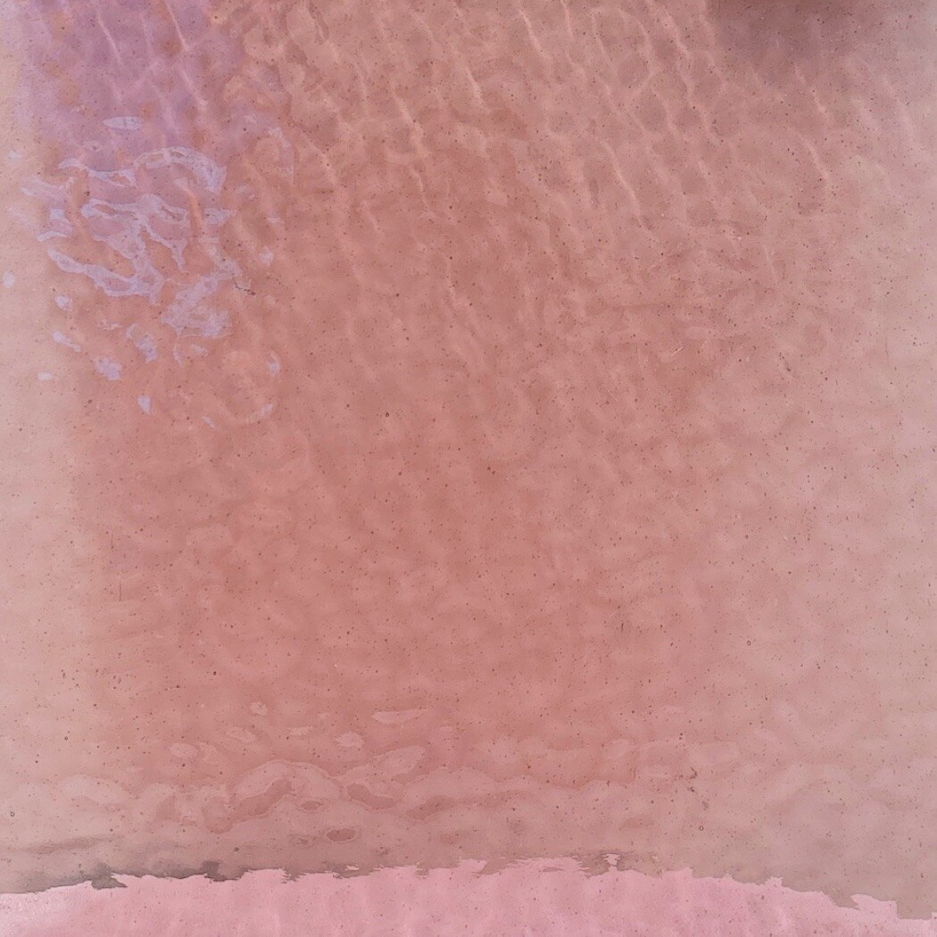 Wissmach ROSE English Muffle Stained Glass Sheet – Vintage Ripple Textured Art Glass for Mosaics, Panels, Lamps & DIY Crafts | Hand-selected by The Little Flowers