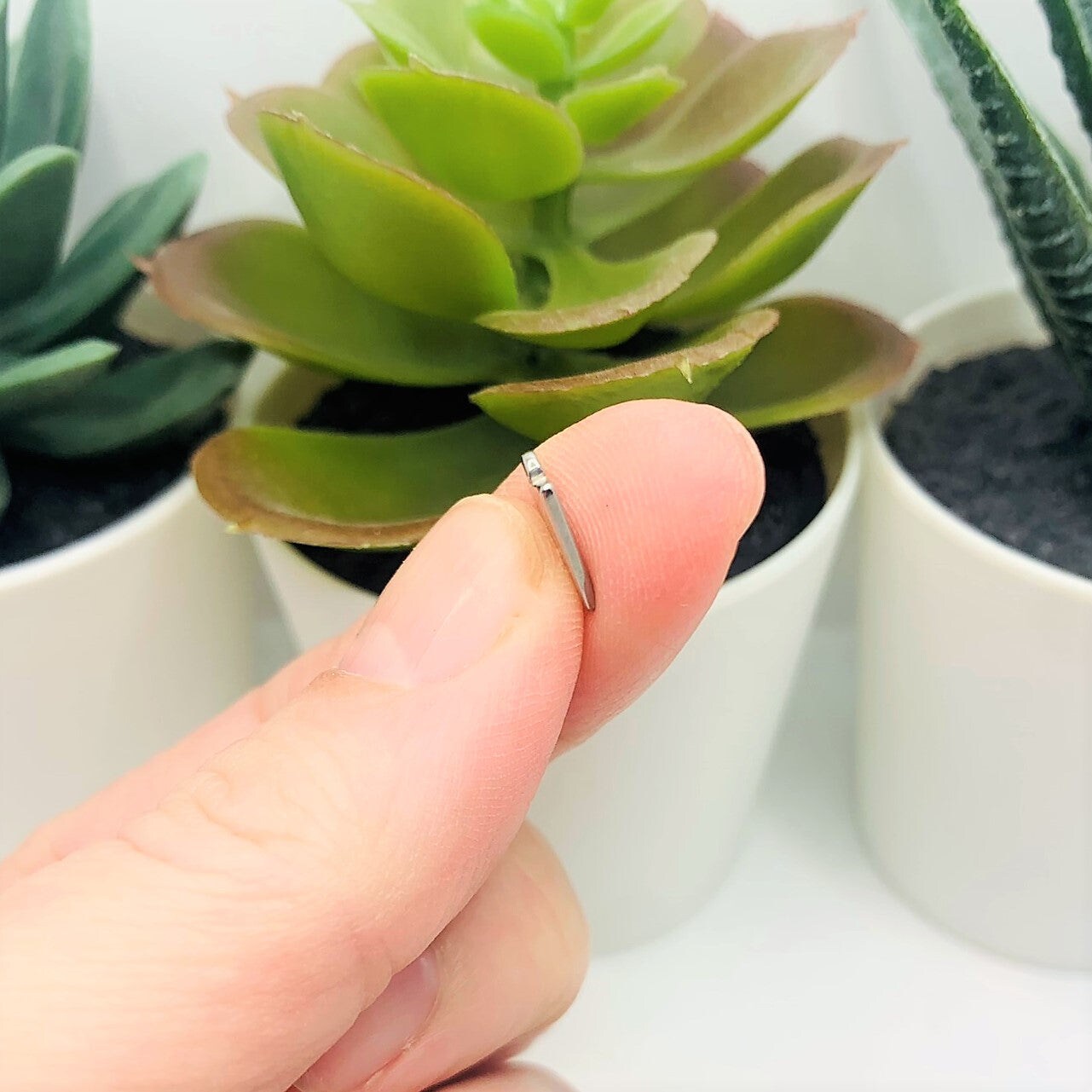 Small Stainless Steel Triangle Accent Stamping Blank Charms, 10x11mm