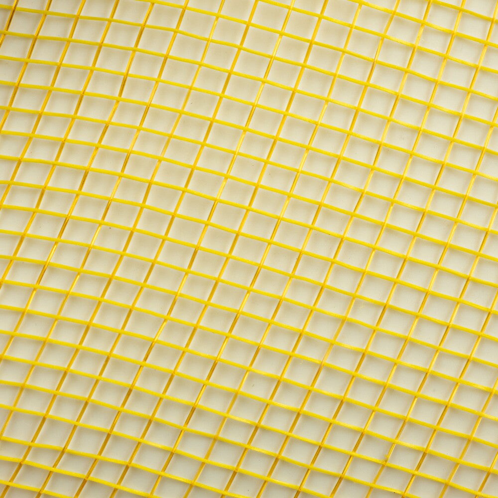 10&#x22; Two Tone Deco Mesh Ribbon: Yellow &#x26; Gold