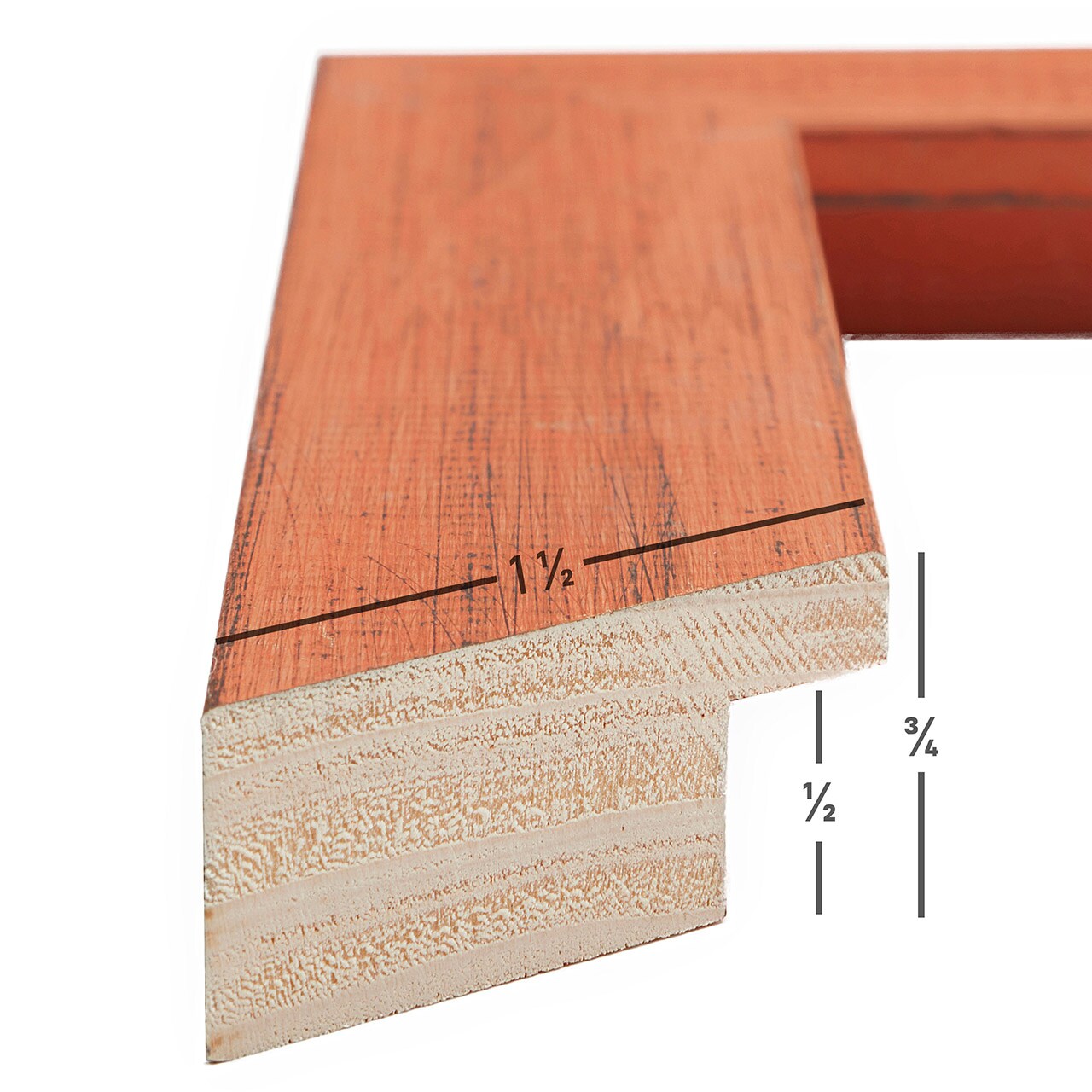 10x13 Picture Frame, Jasper 1.5 Inch Wood Moulding, Wall Display Frame for Art, Posters, or Photos by wallsthatspeak