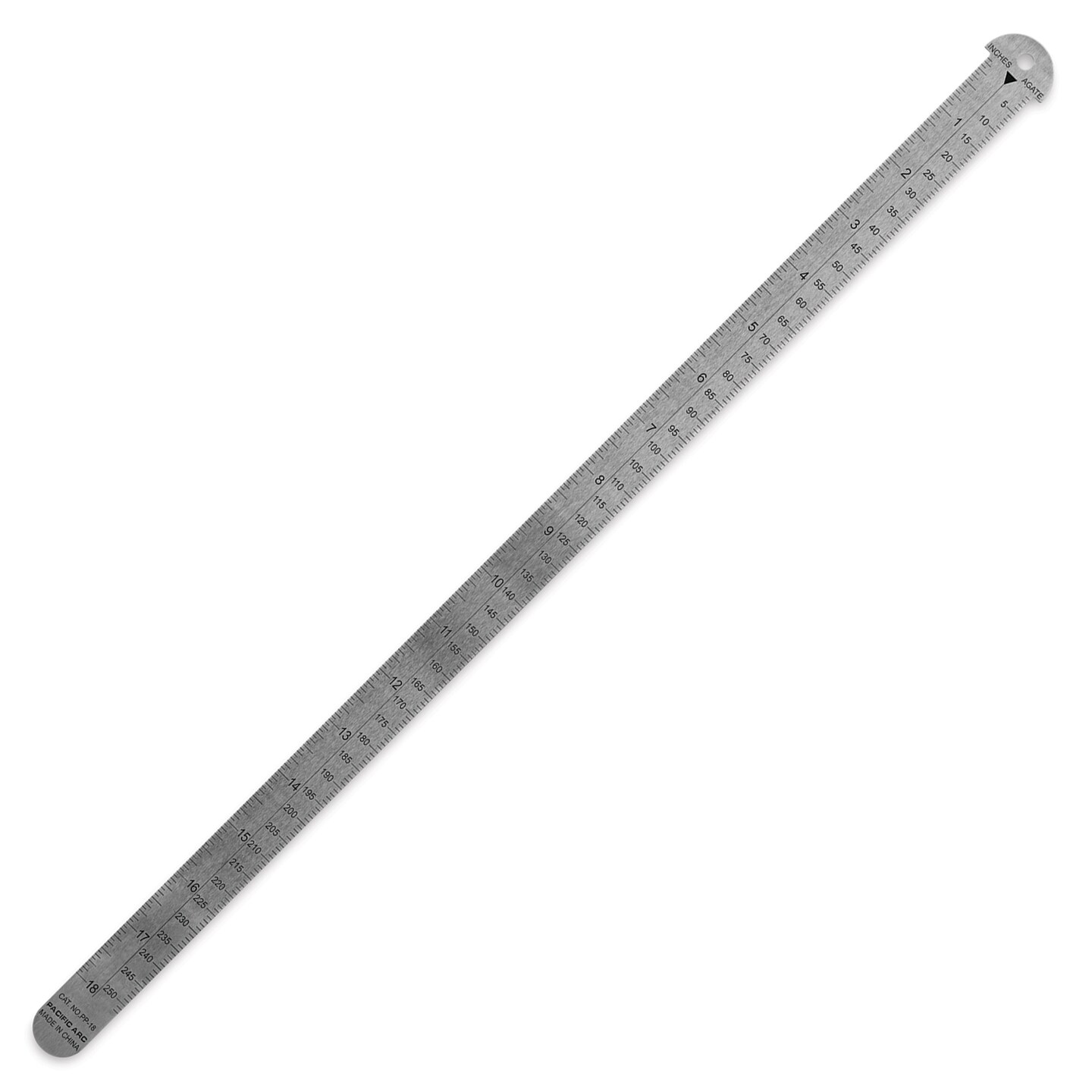 Pacific Arc Pica Pole Metal Ruler - 18&#x22;
