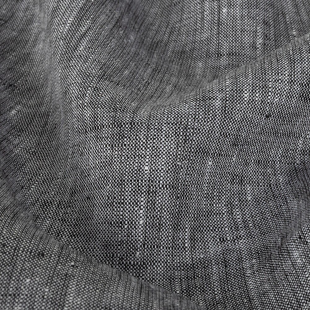 1 Yard Lightweight Linen Chambray Heathered Lilac Breeze Fabric