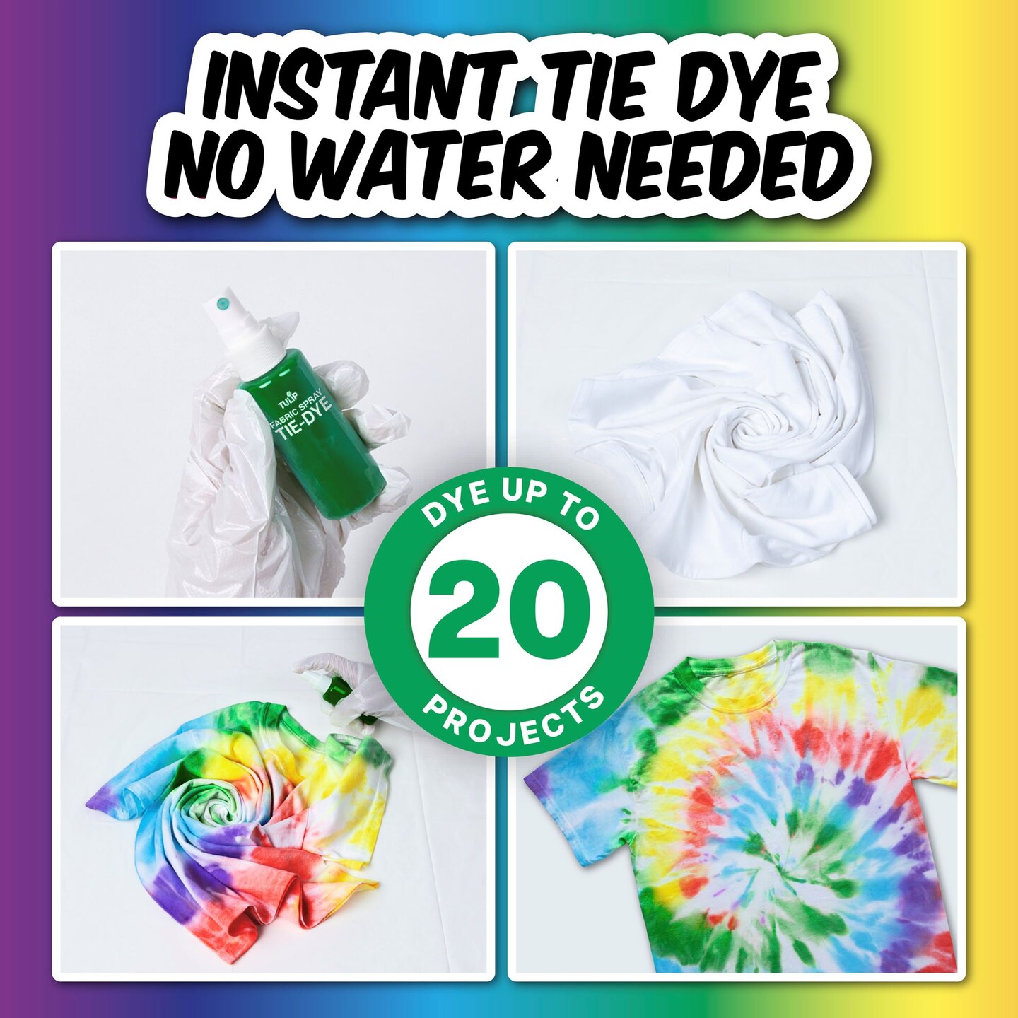 Tulip Spray Tie-Dye Kit 8 Pack