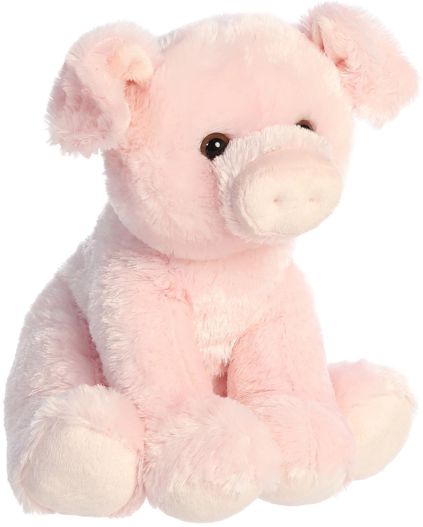 Aurora® Cuddly Pig Stuffed Animal - Cozy Comfort - Endless Snuggles - Pink 14 Inches