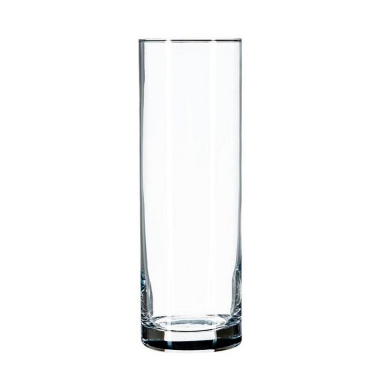 Cylindrical Transparent Glass Vase Perfect for Flowers and Decorative Fillers