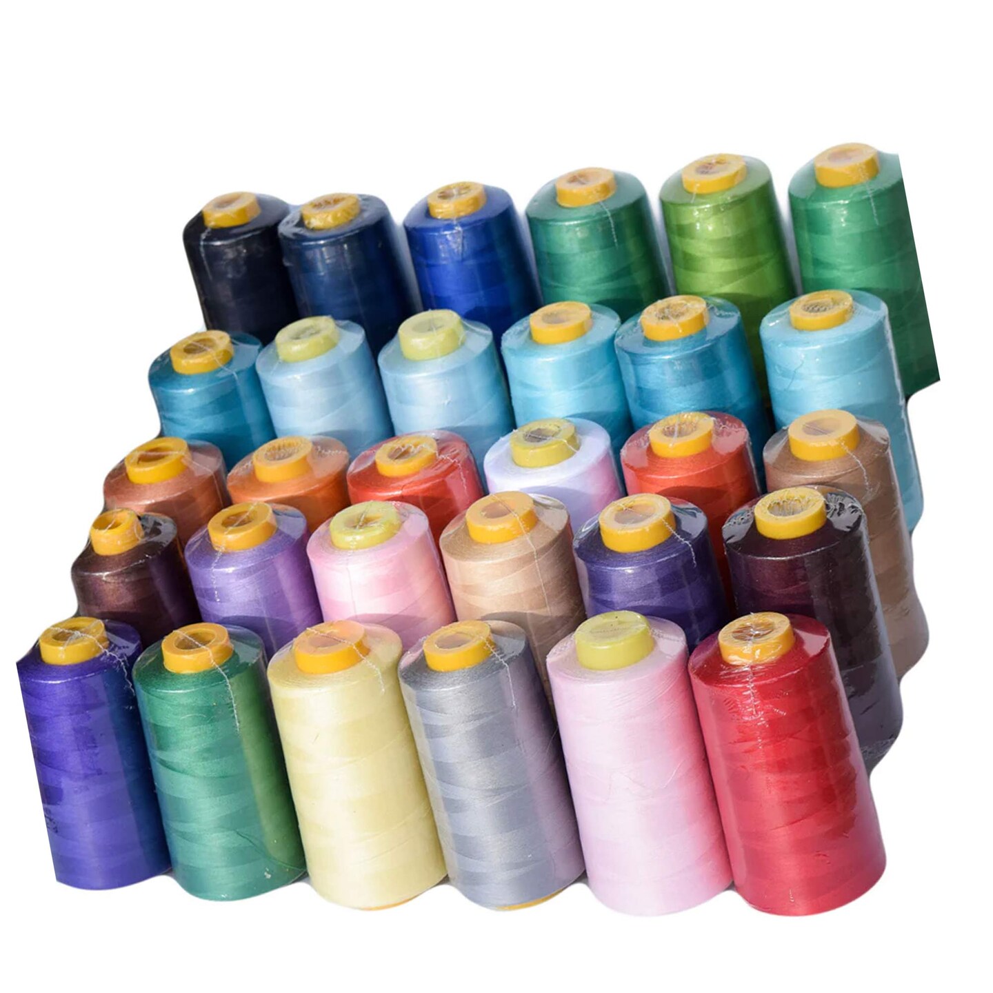 Light Orange Polyester Sewing Thread 6000 Yards All-Purpose for Machine, Serger, Quilting & Crafts