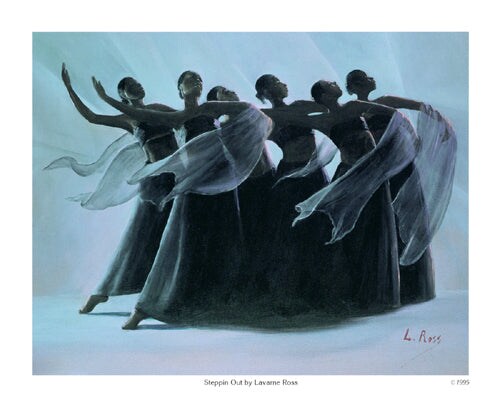 Steppin' Out by Lavarne Ross Wall Art Décor 6 1/2 x 8 Art Print
