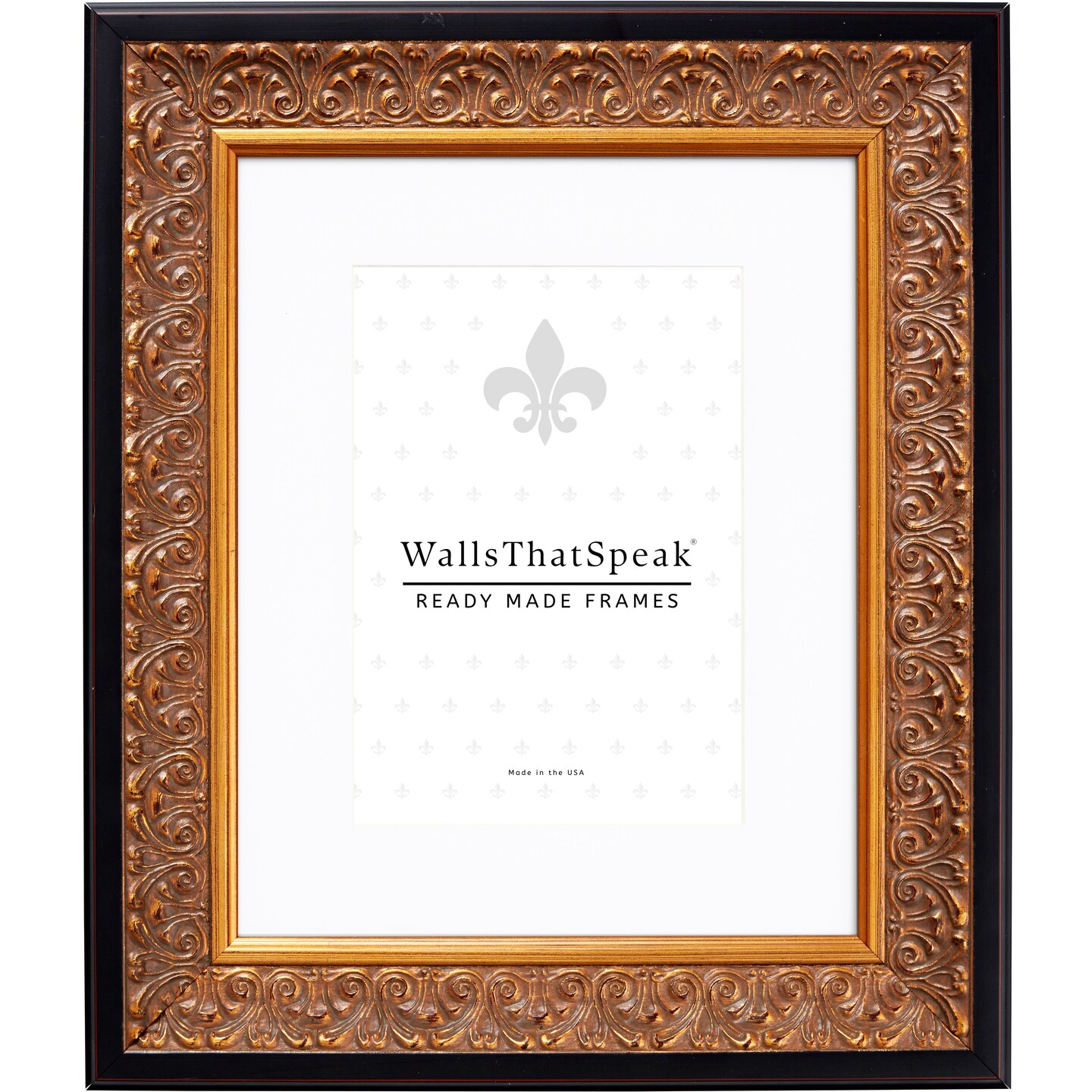 20x27 Matted Picture Frame, Furio 1.75 Inch Wood  Moulding, Wall Display Frame for Art, Posters, or Photos by wallsthatspeak