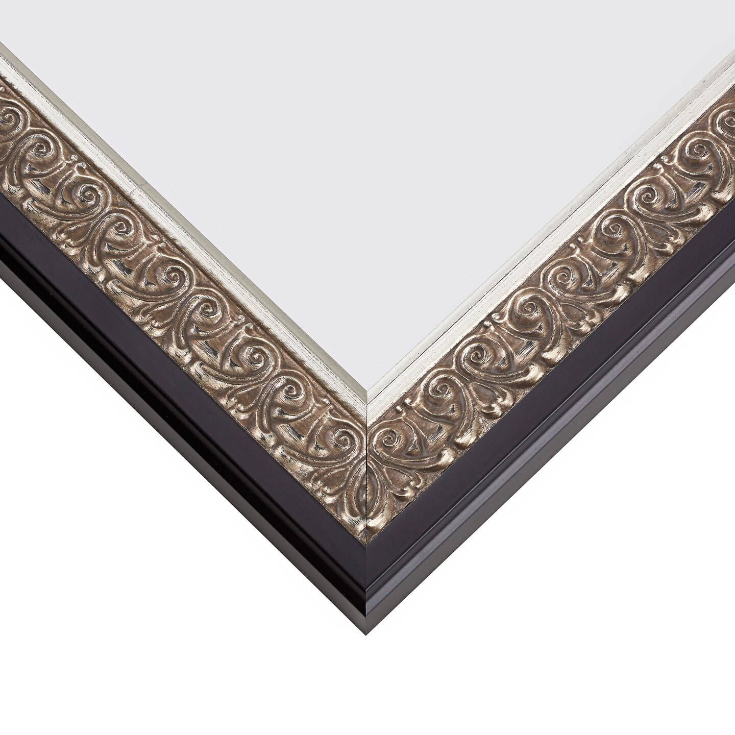 16x16 Matted Picture Frame, Furio 1.75 Inch Wood  Moulding, Wall Display Frame for Art, Posters, or Photos by wallsthatspeak
