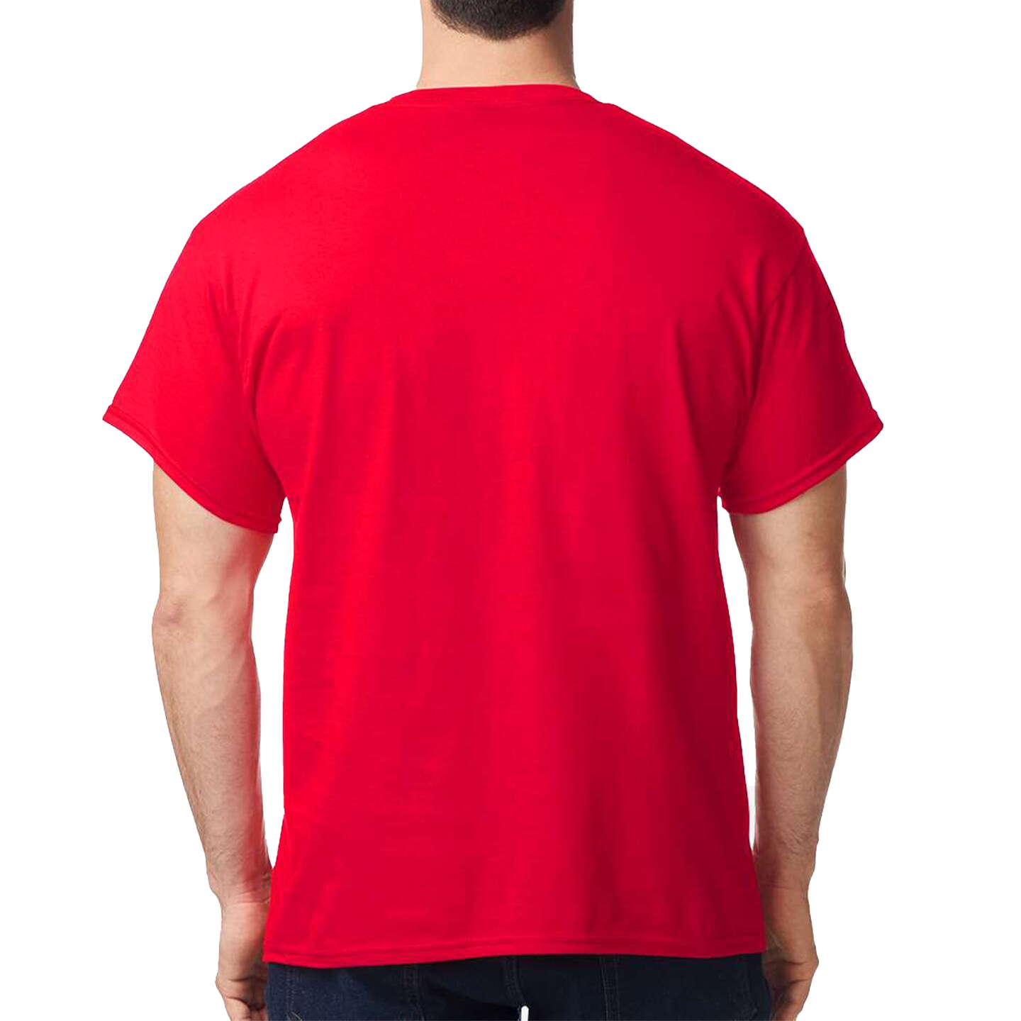 Blank Craft Tee Pack – 4 Heavy Cotton Unisex Tees, Perfect for DIY Transfers (Assorted Colors)