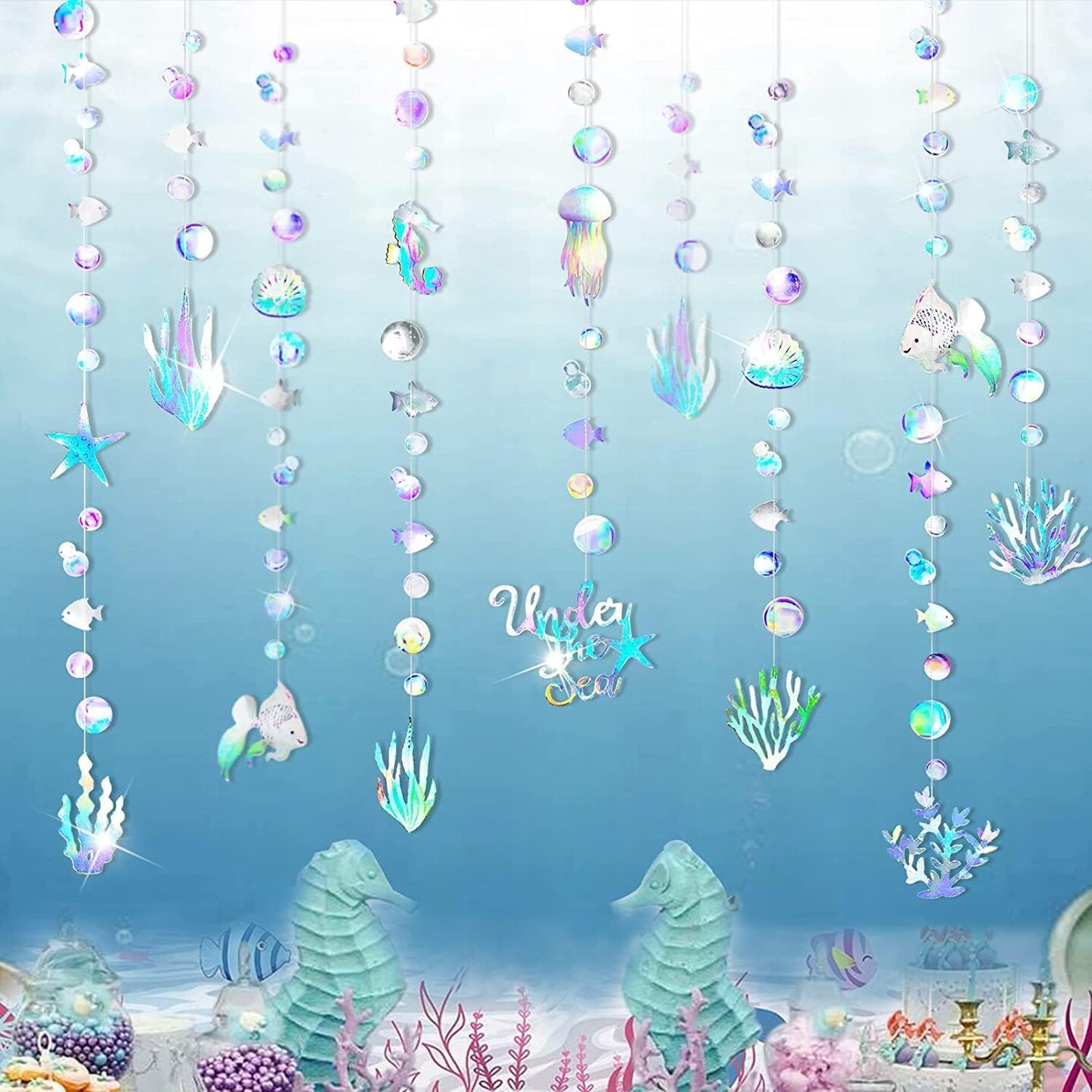 Iridescent Under The Sea Party Decorations