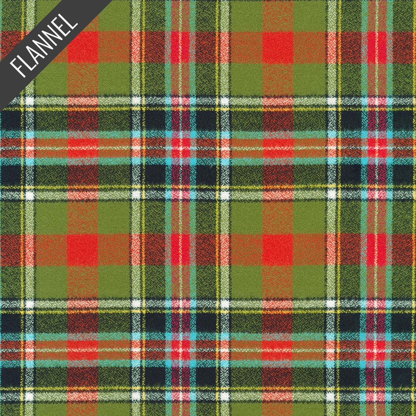 Mammoth Forest Plaid Flannel in Park (srkf-21390-269) | Yarn Dyed Flannel | RK House of Flannel | Robert Kaufman
