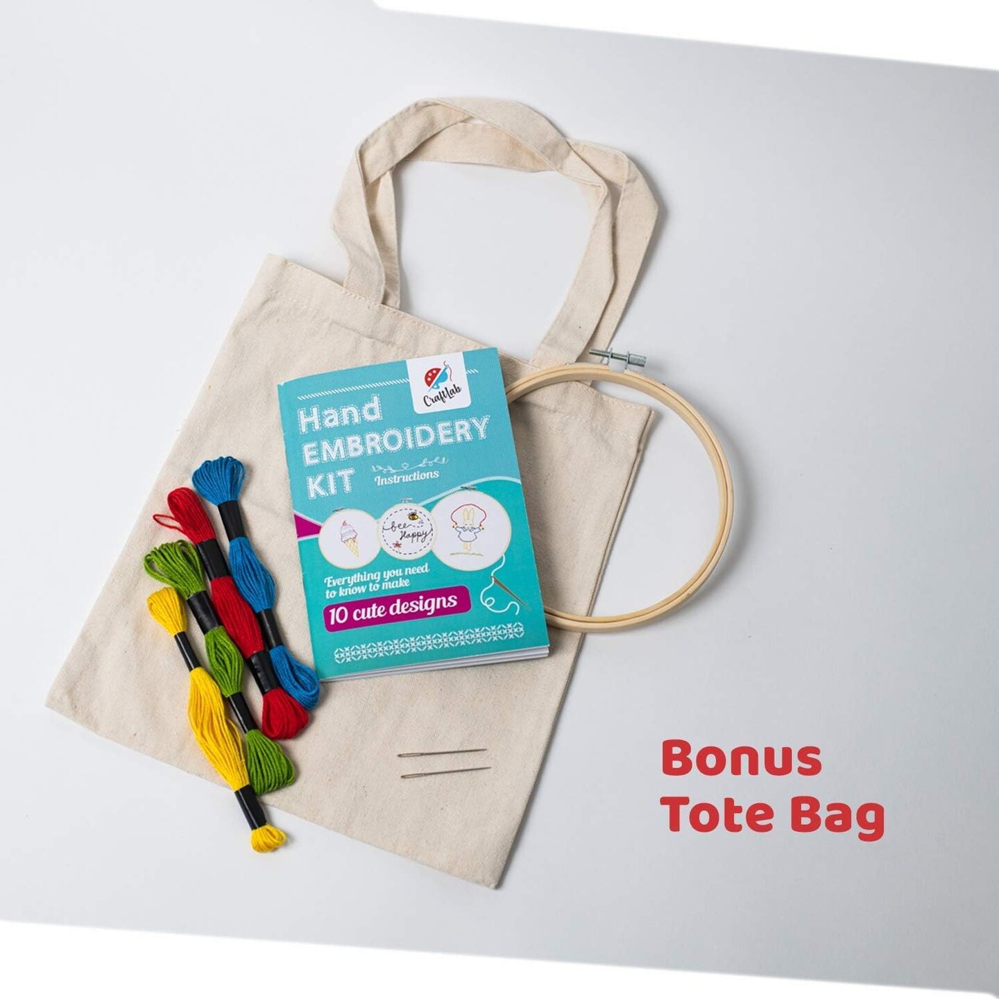 Embroidery Sewing Kit for Beginners(Multicolor)